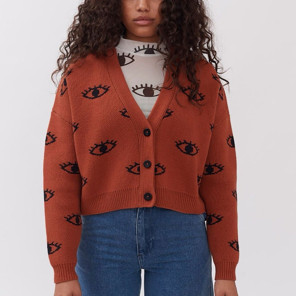 Lazy Oaf Eye For An Eye Cardigan